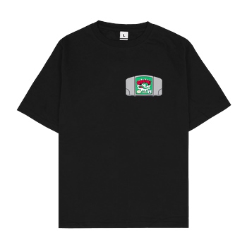 GermiBoi GermiBoi - Cartridge Konsole Klein T-Shirt Oversize T-Shirt - Schwarz