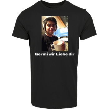 GermiBoi GermiBoi - Meme Germi wir Liebe dir Dunkel T-Shirt Hausmarke T-Shirt  - Schwarz