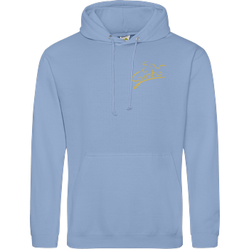 Ginto - Try to catch me JH Hoodie - Hellblau