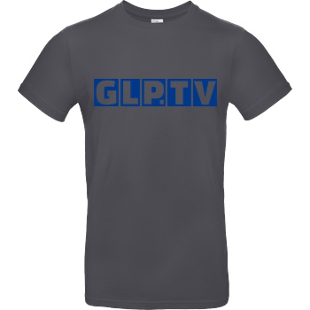 GermanLetsPlay GLP - GLP.TV royal T-Shirt B&C EXACT 190 - Dark Grey
