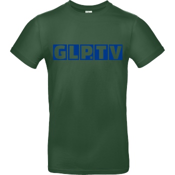 GermanLetsPlay GLP - GLP.TV royal T-Shirt B&C EXACT 190 - Flaschengrün