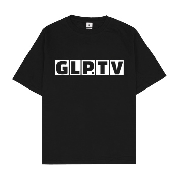 GermanLetsPlay GLP - GLP.TV white T-Shirt Oversize T-Shirt - Schwarz