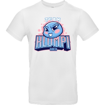 GermanLetsPlay GLP - Team Klumpi T-Shirt B&C EXACT 190 - Weiß