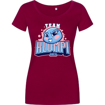 GermanLetsPlay GLP - Team Klumpi T-Shirt Damenshirt berry