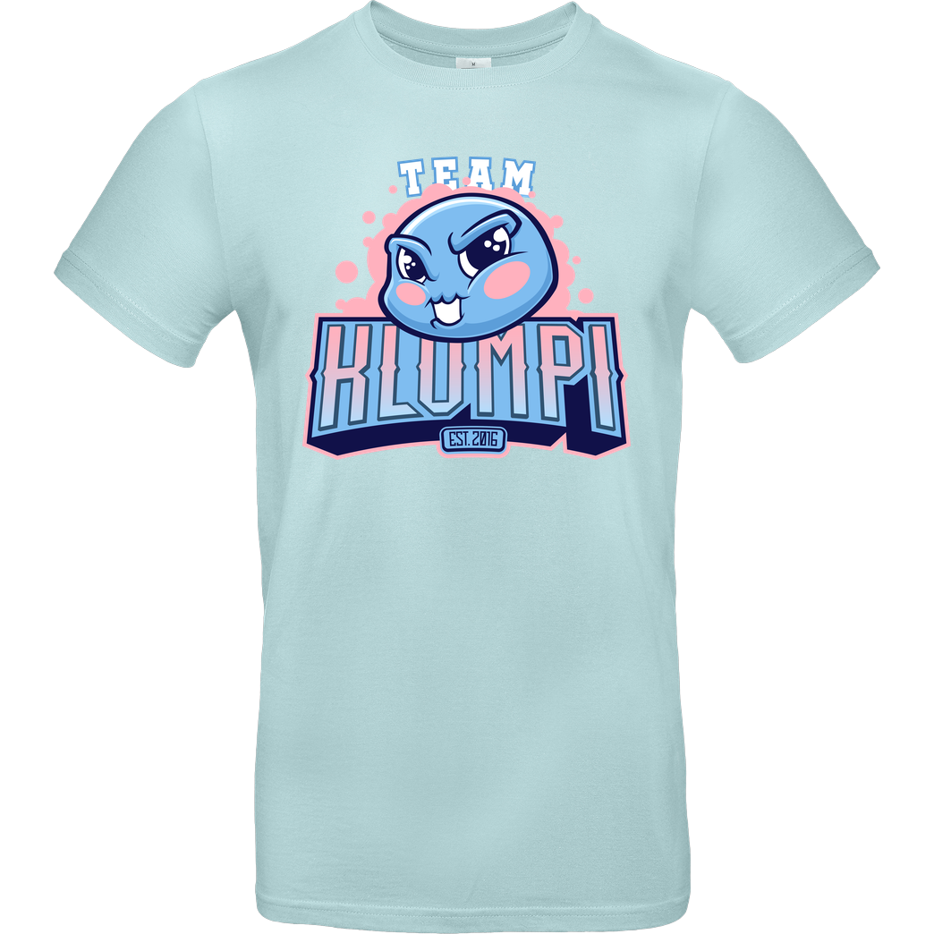 GermanLetsPlay GLP - Team Klumpi T-Shirt B&C EXACT 190 - Mint