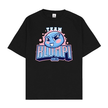 GermanLetsPlay GLP - Team Klumpi T-Shirt Oversize T-Shirt - Schwarz