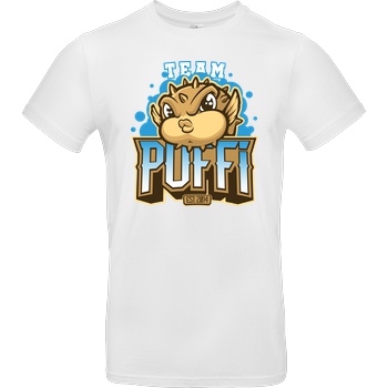 GermanLetsPlay GLP - Team Puffi T-Shirt B&C EXACT 190 - Weiß