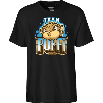 GermanLetsPlay GLP - Team Puffi T-Shirt Fairtrade T-Shirt - schwarz