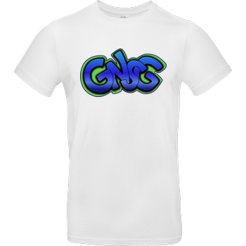 GNSG GNSG - Blue Logo T-Shirt B&C EXACT 190 - Weiß