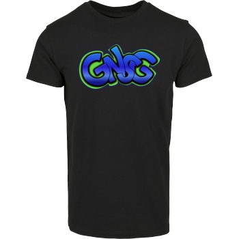 GNSG GNSG - Blue Logo T-Shirt Hausmarke T-Shirt  - Schwarz