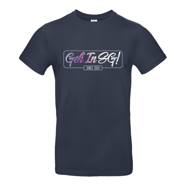 GNSG - GNSG - GehInSG - T-Shirt - B&C EXACT 190 - Navy