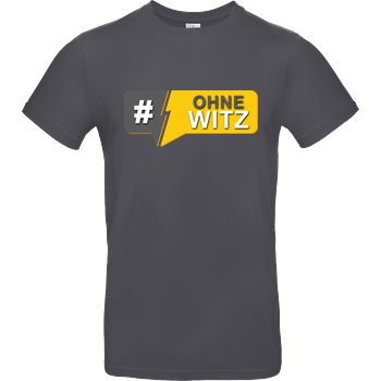 GNSG GNSG - #OhneWitz T-Shirt B&C EXACT 190 - Dark Grey