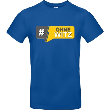 GNSG GNSG - #OhneWitz T-Shirt B&C EXACT 190 - Royal