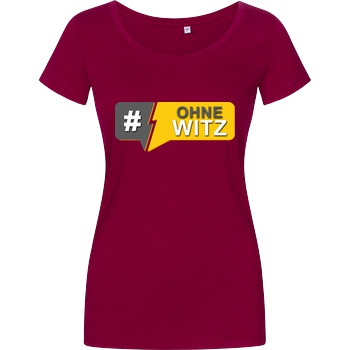 GNSG GNSG - #OhneWitz T-Shirt Damenshirt berry