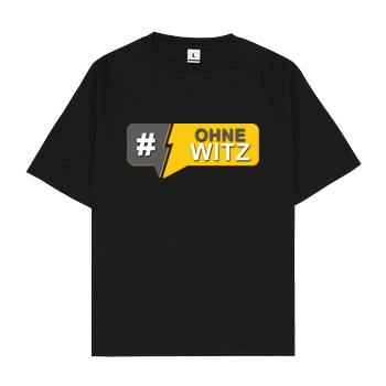 GNSG GNSG - #OhneWitz T-Shirt Oversize T-Shirt - Schwarz