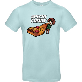 GNSG GNSG - Pizza Family T-Shirt B&C EXACT 190 - Mint