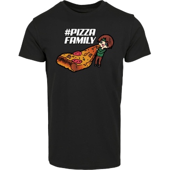 GNSG GNSG - Pizza Family T-Shirt Hausmarke T-Shirt  - Schwarz