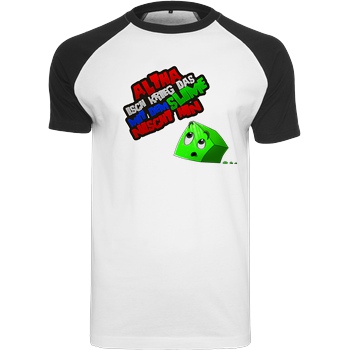 GNSG GNSG - Slime T-Shirt Raglan-Shirt weiß