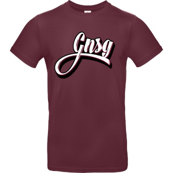 GNSG GNSG - Sommer-Shirt T-Shirt B&C EXACT 190 - Bordeaux