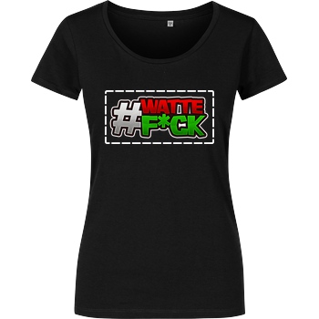 GNSG GNSG - Watte F*CK T-Shirt Damenshirt schwarz