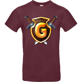 GommeHD GommeHD - Wappen T-Shirt B&C EXACT 190 - Bordeaux