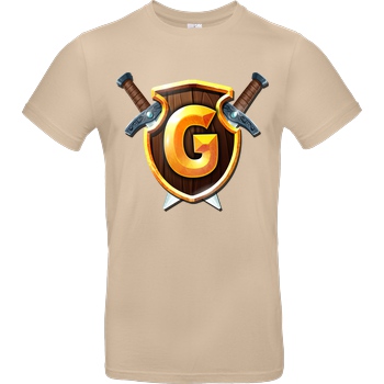 GommeHD GommeHD - Wappen T-Shirt B&C EXACT 190 - Sand