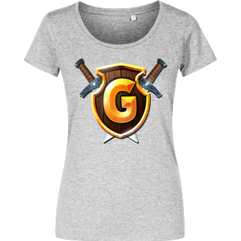 GommeHD - Wappen Damenshirt heather grey