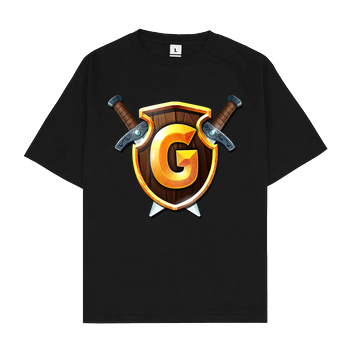 GommeHD - Wappen Oversize T-Shirt - Schwarz