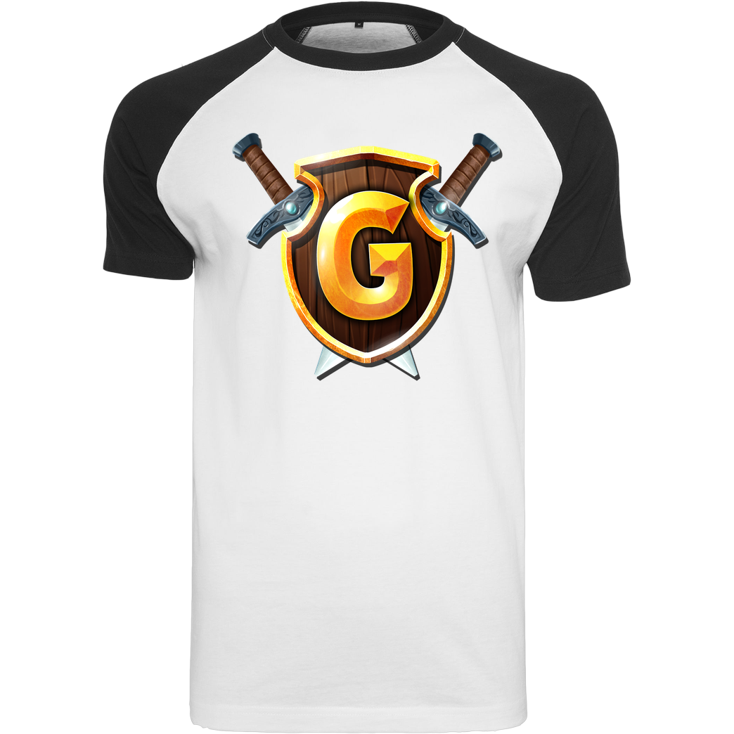 GommeHD GommeHD - Wappen T-Shirt Raglan-Shirt weiß
