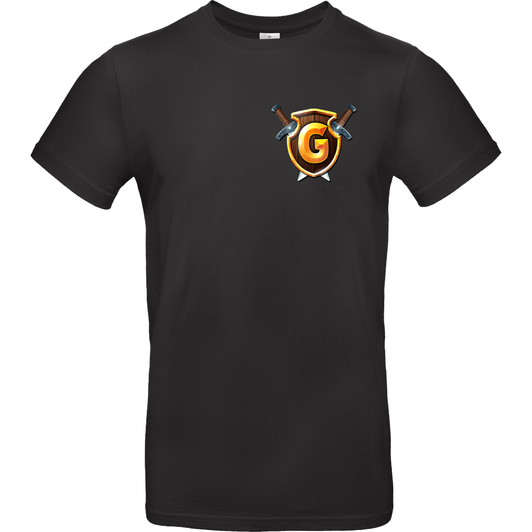 GommeHD GommeHD - Wappen klein T-Shirt B&C EXACT 190 - Schwarz