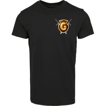 GommeHD GommeHD - Wappen klein T-Shirt Hausmarke T-Shirt  - Schwarz