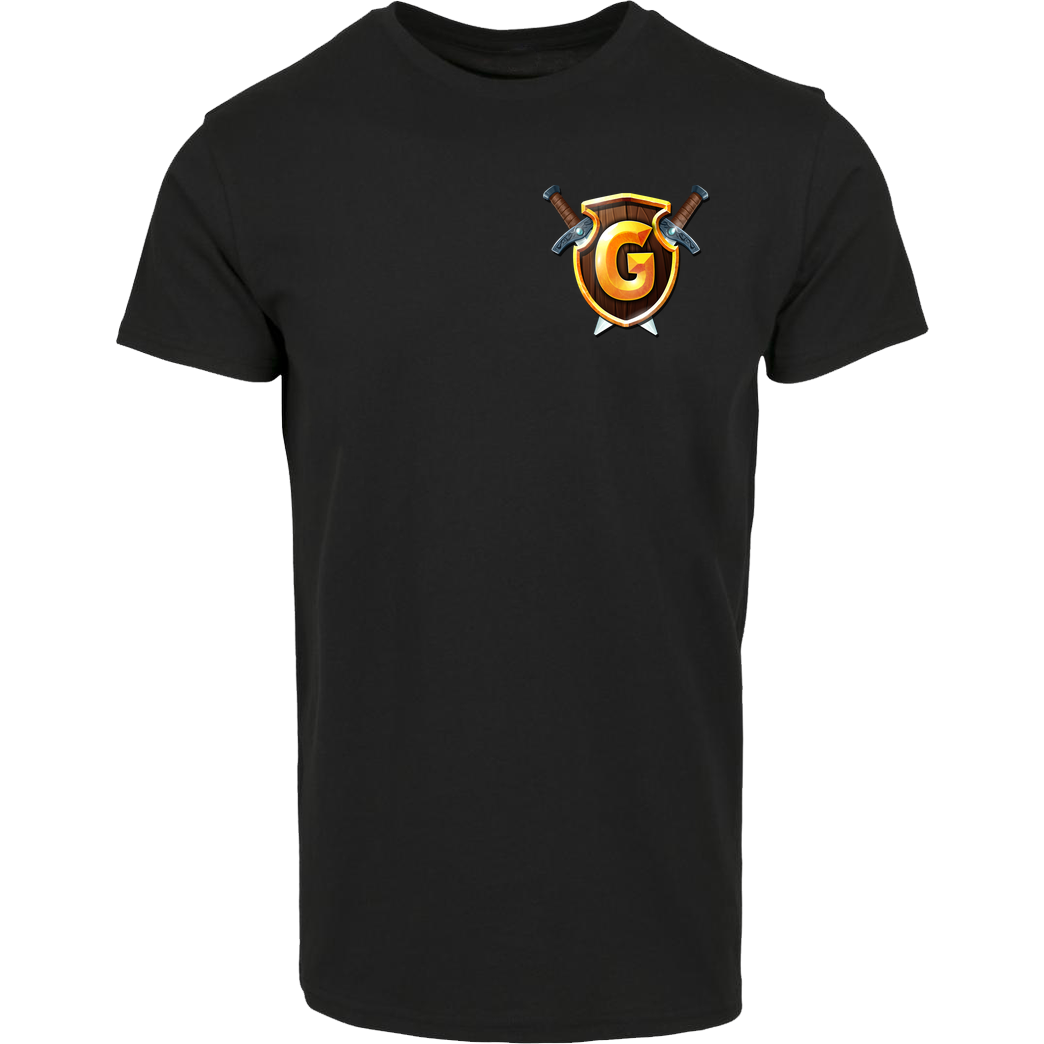 GommeHD GommeHD - Wappen klein T-Shirt Hausmarke T-Shirt  - Schwarz
