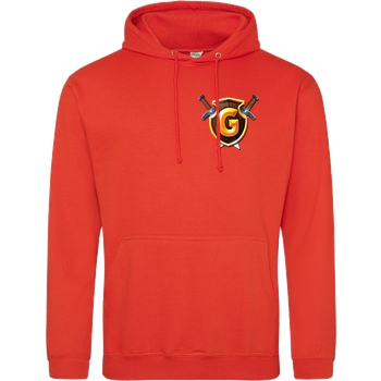 GommeHD GommeHD - Wappen klein Sweatshirt JH Hoodie - Orange