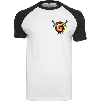 GommeHD - Wappen klein Raglan-Shirt weiß