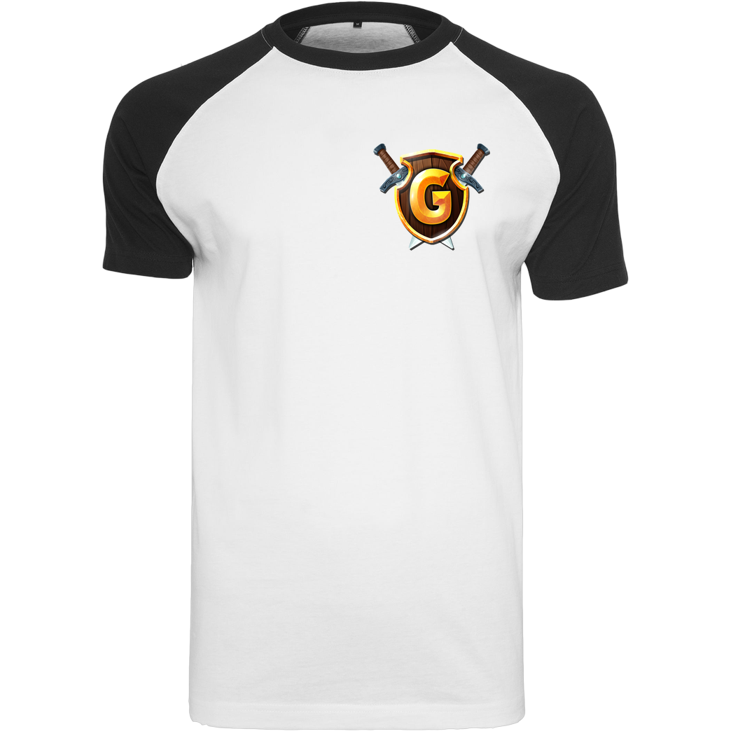 GommeHD GommeHD - Wappen klein T-Shirt Raglan-Shirt weiß