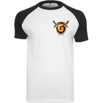GommeHD GommeHD - Wappen klein T-Shirt Raglan-Shirt weiß