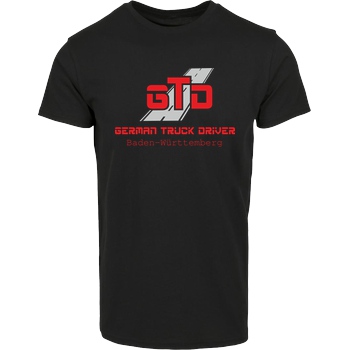 German Truck Driver GTD - Baden-Württemberg T-Shirt Hausmarke T-Shirt  - Schwarz