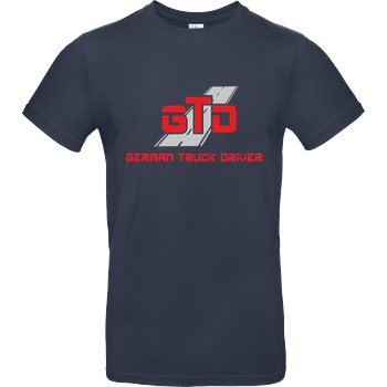 German Truck Driver GTD - Logo T-Shirt B&C EXACT 190 - Navy