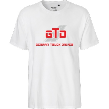German Truck Driver GTD - Logo T-Shirt Fairtrade T-Shirt - weiß