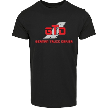 German Truck Driver GTD - Logo T-Shirt Hausmarke T-Shirt  - Schwarz