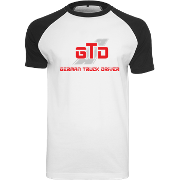 GTD - Logo Raglan-Shirt weiß
