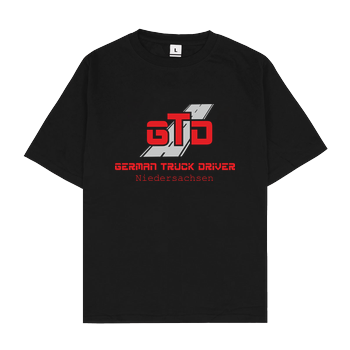 GTD - Niedersachsen Oversize T-Shirt - Schwarz
