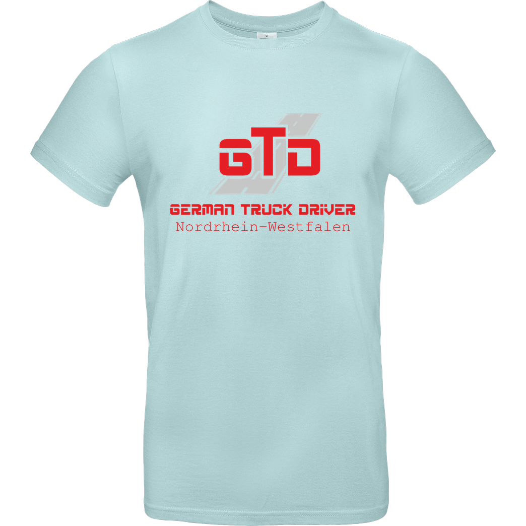 German Truck Driver GTD - Nordrhein-Westfalen T-Shirt B&C EXACT 190 - Mint