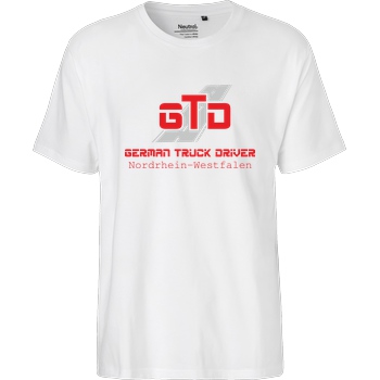 German Truck Driver GTD - Nordrhein-Westfalen T-Shirt Fairtrade T-Shirt - weiß