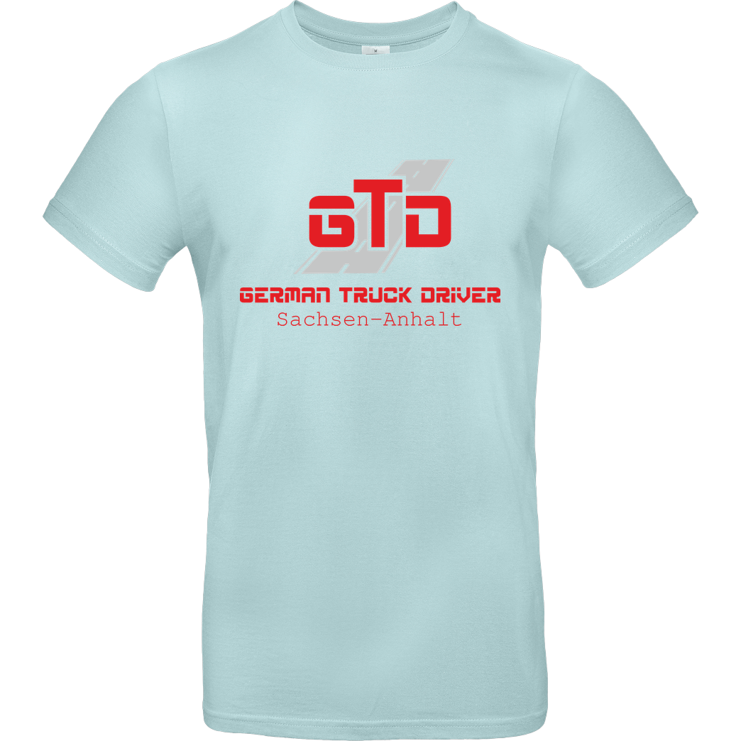 German Truck Driver GTD - Sachsen-Anhalt T-Shirt B&C EXACT 190 - Mint