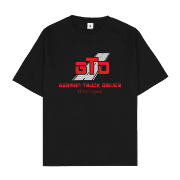GTD - Thüringen Oversize T-Shirt - Schwarz