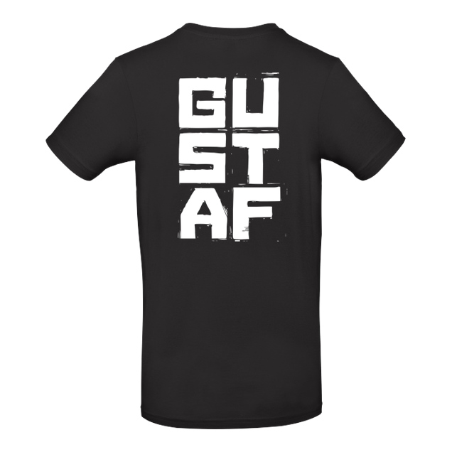 GustafGabel - Gustaf Gabel - GCat - T-Shirt - B&C EXACT 190 - Schwarz