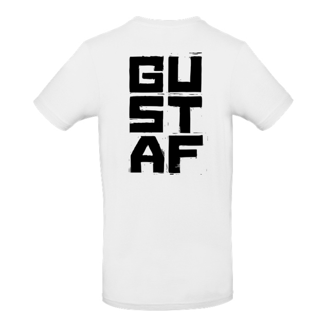 GustafGabel - Gustaf Gabel - GCat - T-Shirt - B&C EXACT 190 - Weiß