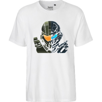 bjin94 H5 - Tribal T-Shirt Fairtrade T-Shirt - weiß