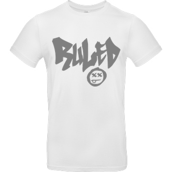 hallodri hallodri - Ruled T-Shirt B&C EXACT 190 - Weiß